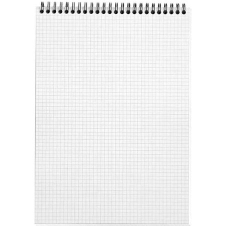 BLOC NOTE WIRO KO A5 / 100 PAGES 5X5 / COUVERTURE EN CARTON / 80G - photo 3