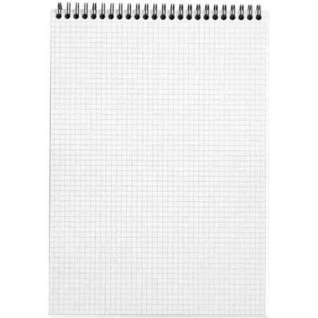BLOC NOTE WIRO KO A5 / 100 PAGES 5X5 / COUVERTURE EN CARTON / 80G - photo 3