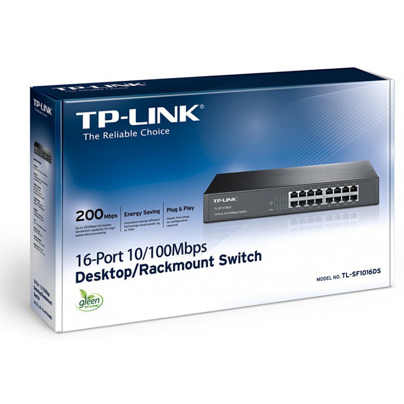 Switch Rackable TP-Link 16 ports 10/100 Mbps - TP-Link - photo 1