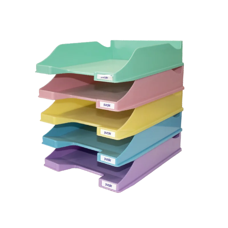 BAC A COURRIER PASTEL / VIOLET PASTEL
