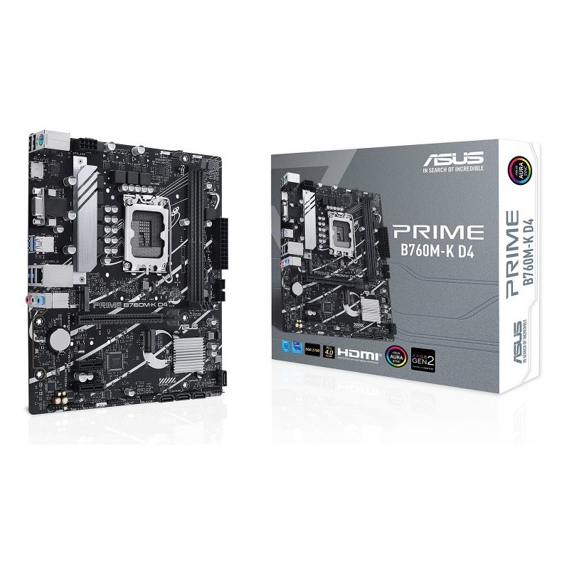 Carte mére Asus PRIME B760M-K D4 LGA1700 - Asus - photo 2