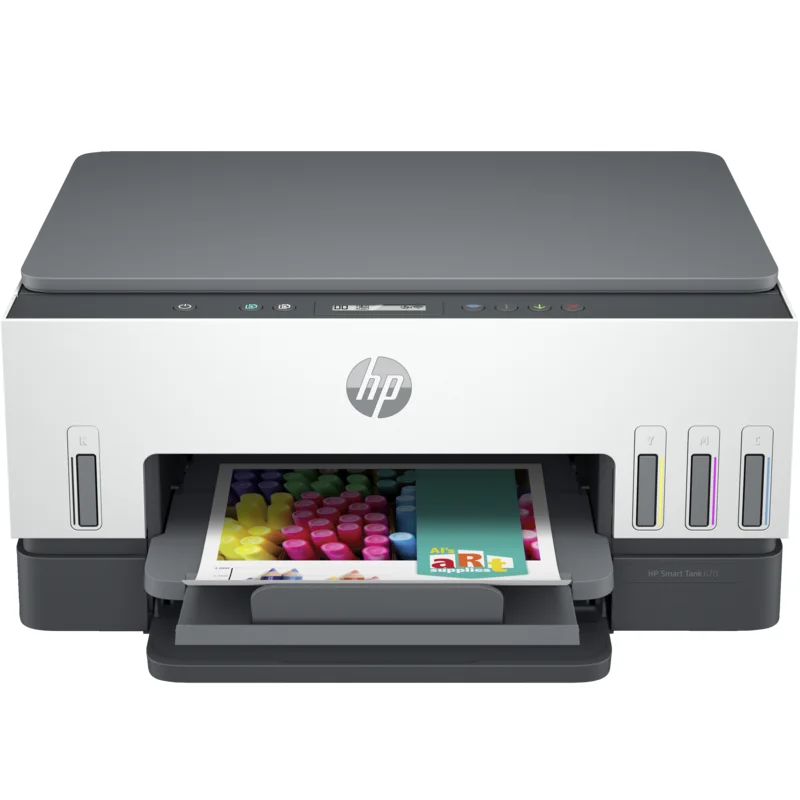 Imprimante HP 720 à Réservoir 3EN1 Recto Verso WIFI + 6 Bouteilles D'encres