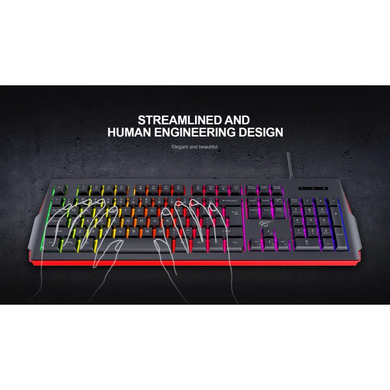 Clavier GAMER HAVIT KB866L / RGB Rétroéclairé - photo 7
