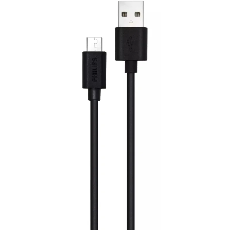 Câble USB Vers micro-USB Philips 1.2 m / Noir - Philips - photo 3