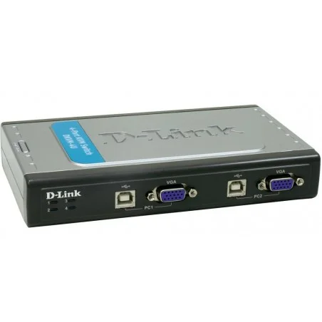 DKVM-4U Switch 4 ports clavier-écran-souris avec câbles intégrés USB - photo 5