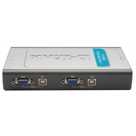 DKVM-4U Switch 4 ports clavier-écran-souris avec câbles intégrés USB - photo 8
