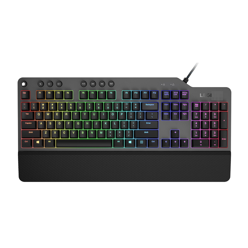 Clavier Gaming Lenovo Legion K500 RGB / Mécanique / USB / RED SWITCH / Noir - Lenovo - photo 1