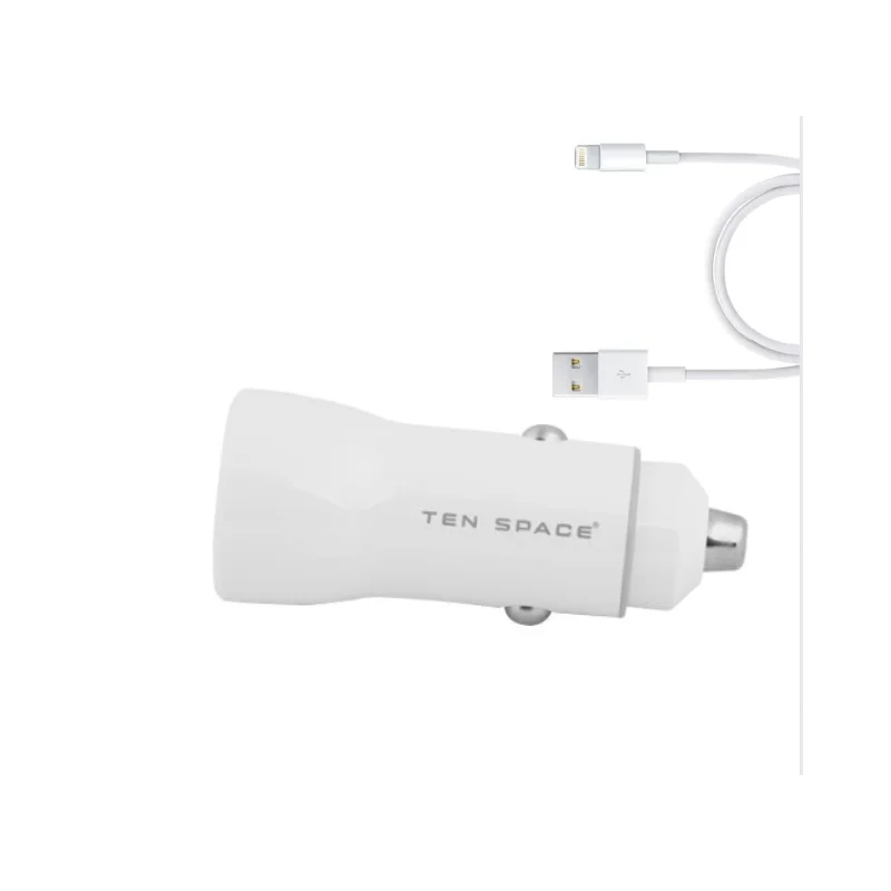 CHARGEUR DE VOITURE FAST CHARGE USB A +CABLE LIGHTNING / 38W - photo 1
