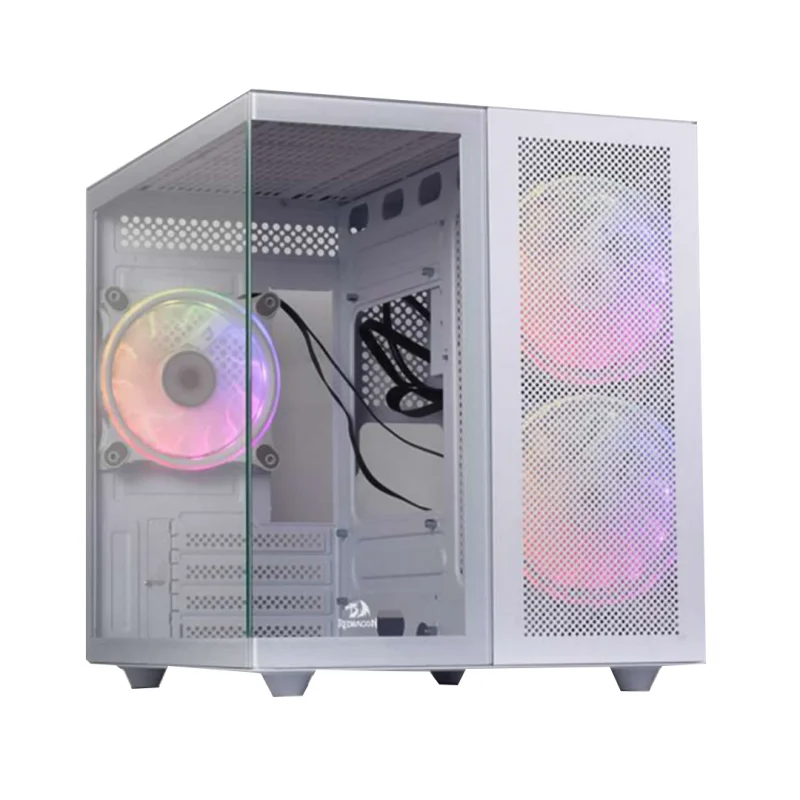 Boîtier Gamer REDRAGON PAGOS 2 GC-580 M-ATX / 3 FAN ARGB / Blanc - Redragon - photo 1