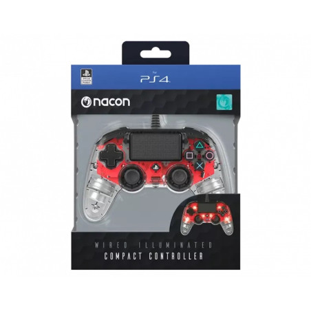 MANETTE DE JEU NACON FILAIRE POUR PS4 / Rouge - Nacon - photo 11