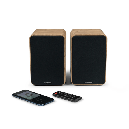 SET 2 ENCEINTES BOIS CLAIR THOMSON 100 Watts - photo 14