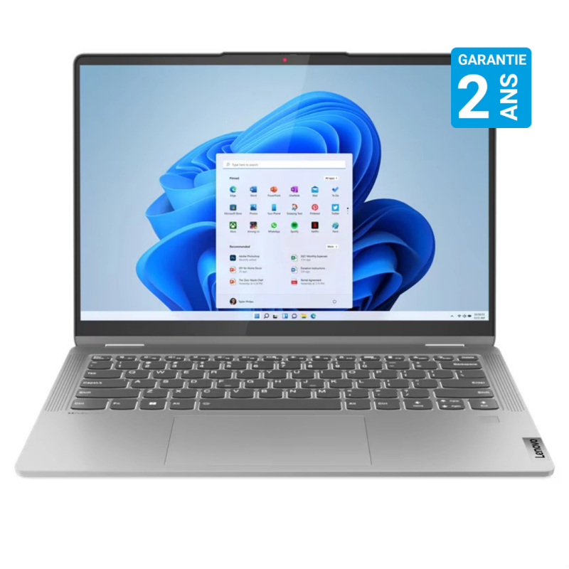 Pc Portable Lenovo IdeaPad Flex 5 14ABR8 / Ryzen 7 7730U / 16 Go / 512 Go SSD / Windows 11 / Gris - Lenovo - photo 1