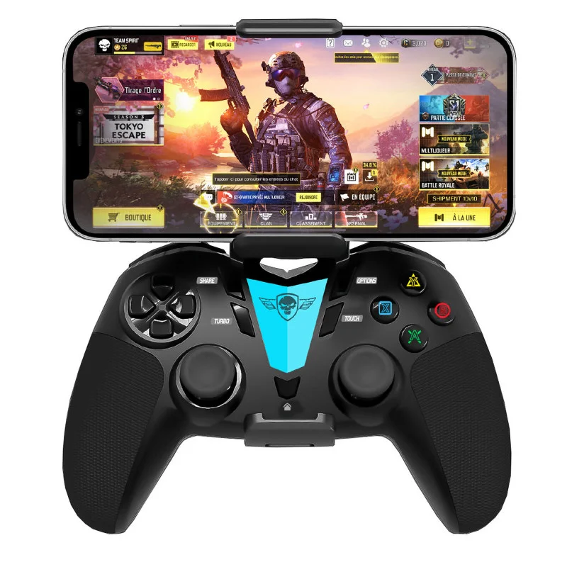 MANETTE PREDATOR POUR SMARTPHONE SUPPORT INCLUS / Noir