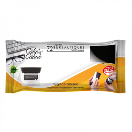 Lingette Désinfectant Hydro Alcoolique Pour Ecran (72 Lingettes) - photo 3