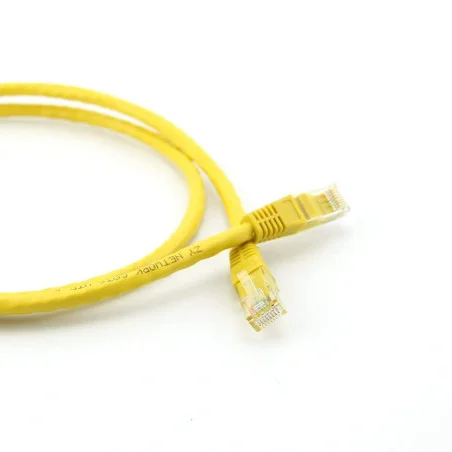 Câble réseau RJ45 Cat6 UTP 24 AWG en PVC / 0.5M Jaune - photo 3