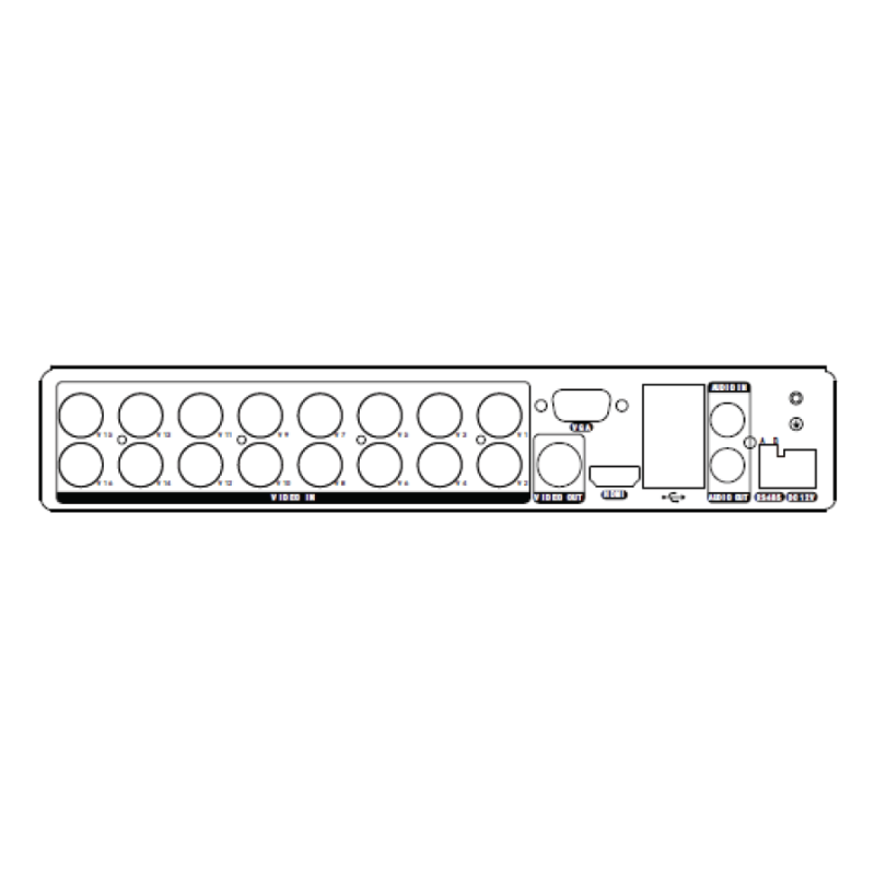 Enregistreur vidéo numérique hybride DVR Lite D-link DVR-F2108-M2 / 16 Canaux / 2 MP - D-Link - photo 2