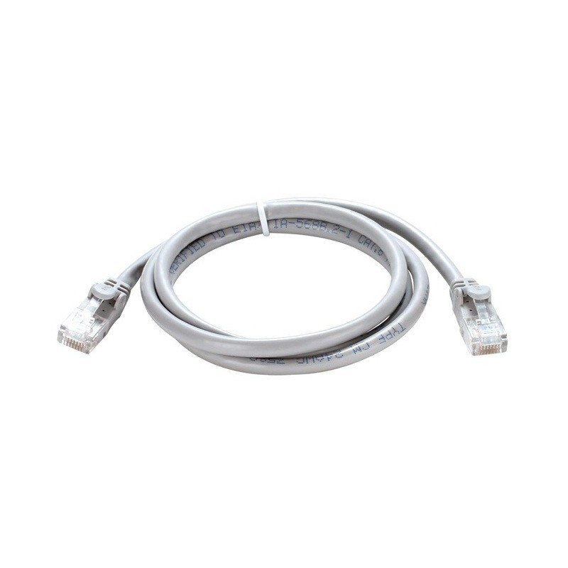 Câble RJ45 Cat6E UTP 24 Awg Round Patch Cord 2M / Gris - photo 1