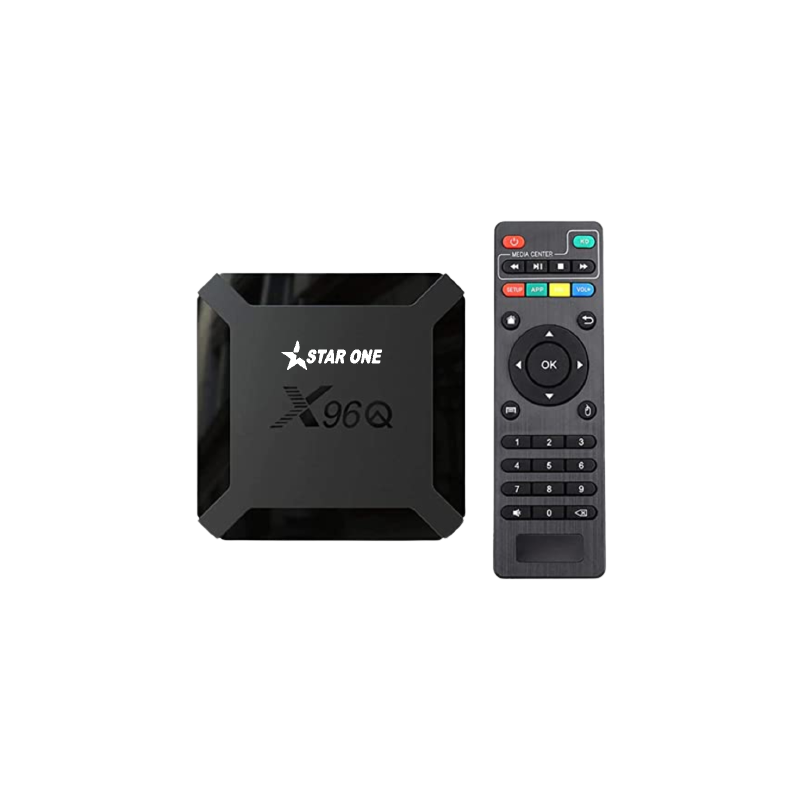 BOX TV ANDROID STAR ONE X96Q 4K 2 GO / 16 GO / NOIR - photo 1