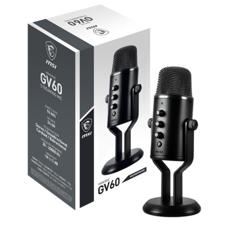 Microphone Gaming MSI IMMERSE GV60 STREAMING MIC / Noir - MSI - photo 8