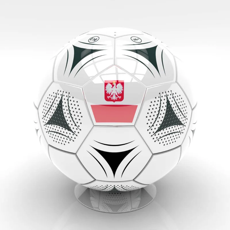 HAUT PARLEUR PLATINET / GLOSNIK BLEUTOOTH FOOTBAL / 16 W / Blanc