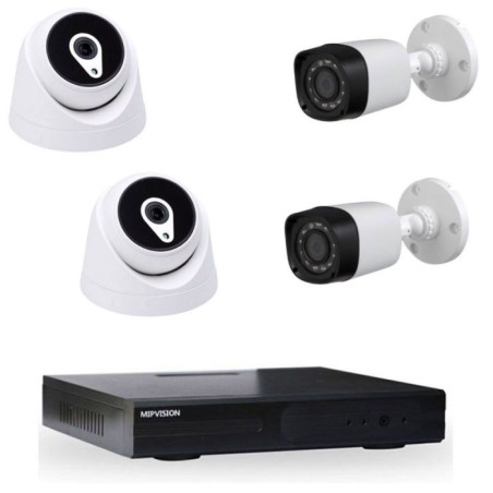KIT DE SURVEILLANCE MIPVISION XDVR + 2 CAMERAS EXTERNES + 2 CAMERAS INTERNES 2MP - photo 3