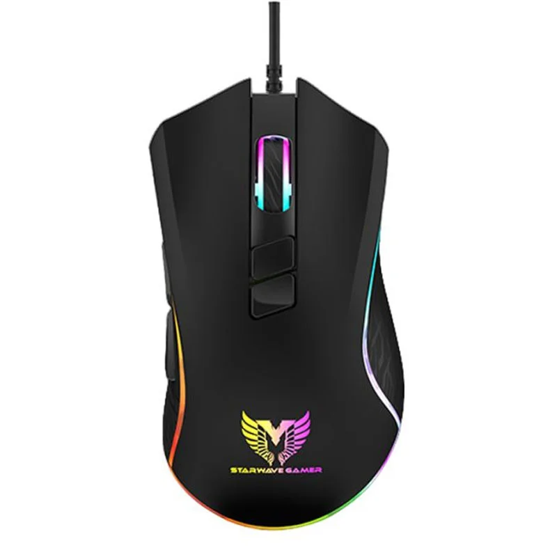 Souris Gaming StarWave GM1096 RGB / USB / Noir