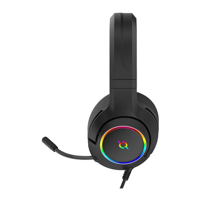 MICRO CASQUE GAMER FILAIRE AQIRYS VEGA RGB  / NOIR - photo 1