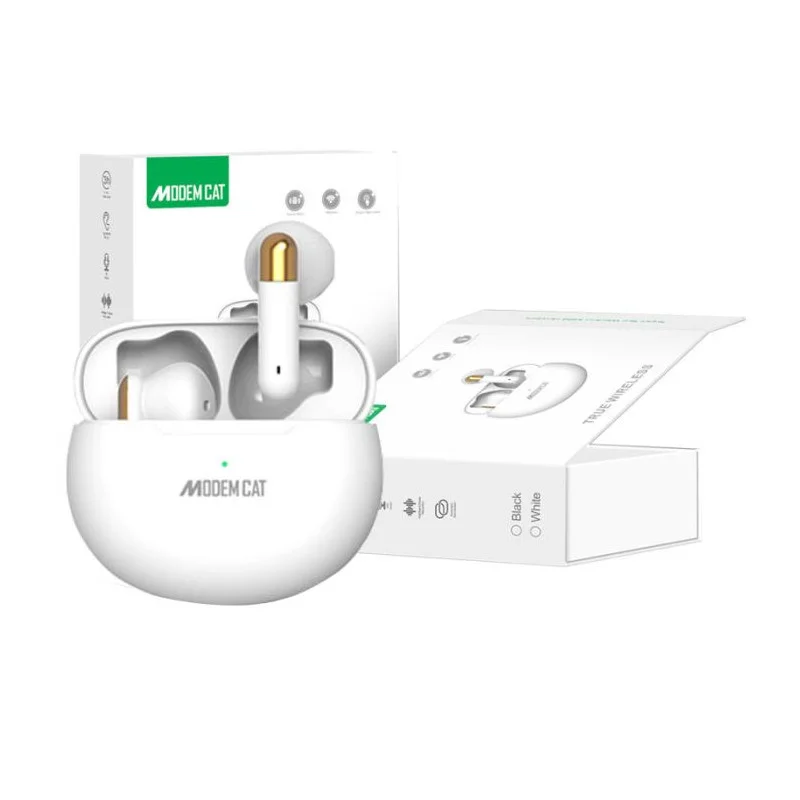 ÉCOUTEURS SANS FIL MODEM CAT MTW 05 / BLANC