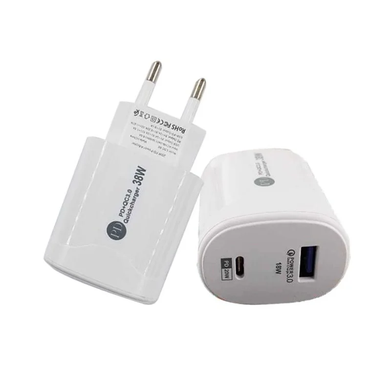 CHARGEUR BS-160 AVEC CÂBLE Micro USB / SMART CHARGE / NOIR