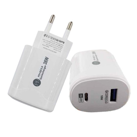 CHARGEUR BS-160 AVEC CÂBLE LIGHTNING / SMART CHARGE / NOIR - photo 3