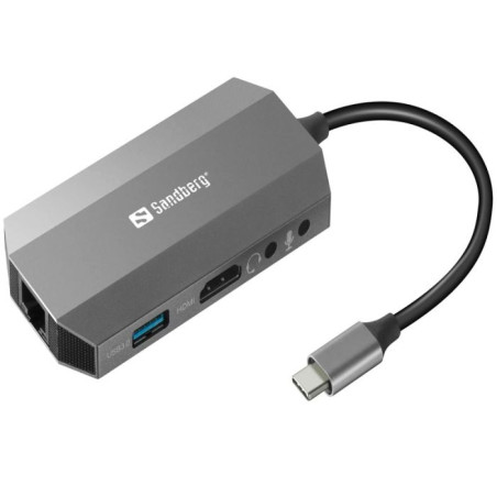 STATION D'ACCUEIL SANDBERG DOCK USB-C 6 IN 1 - photo 5