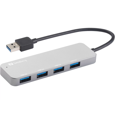HUB USB SANDBERG USB 3.0 4 PORT / SILVER - photo 6