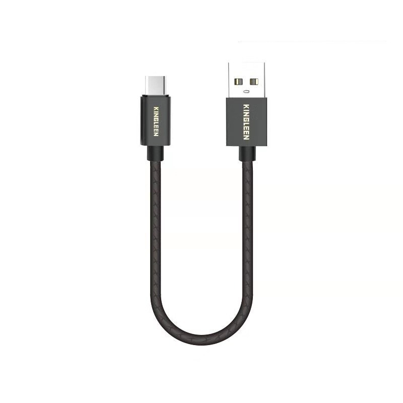 CÂBLE USB TYPE-A VERS USB TYPE-C KINGLEEN  / Noir - photo 1