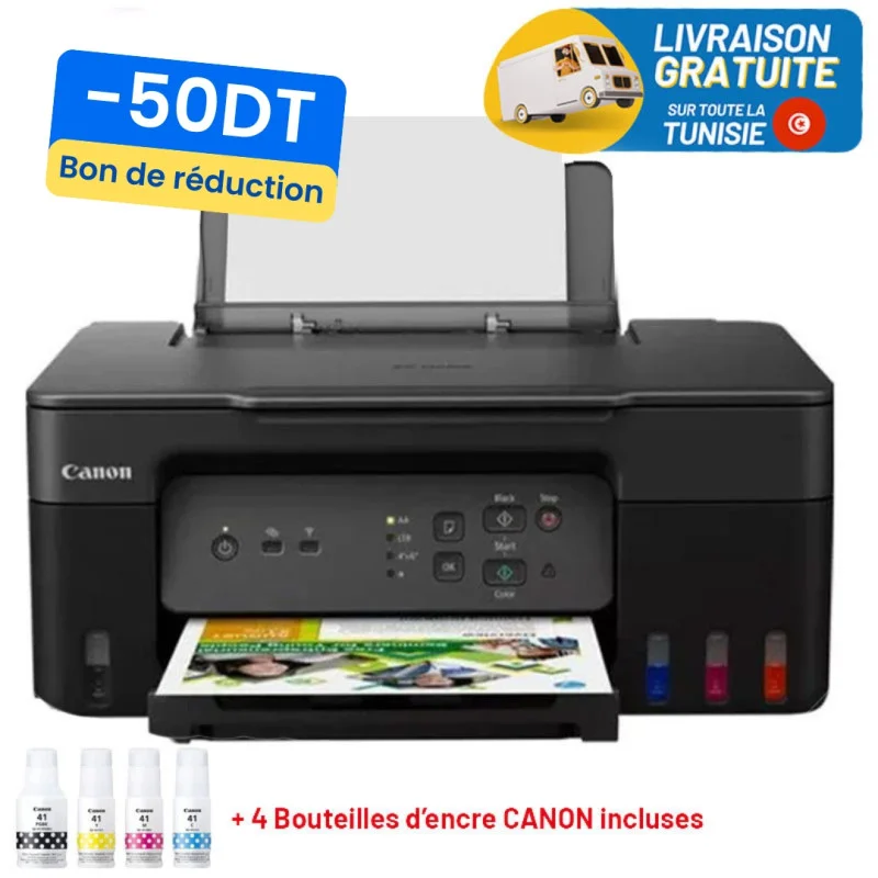 Imprimante Multifonction réservoir intégré CANON PIXMA G3430 Couleur Wifi 3en1 - Canon - photo 2
