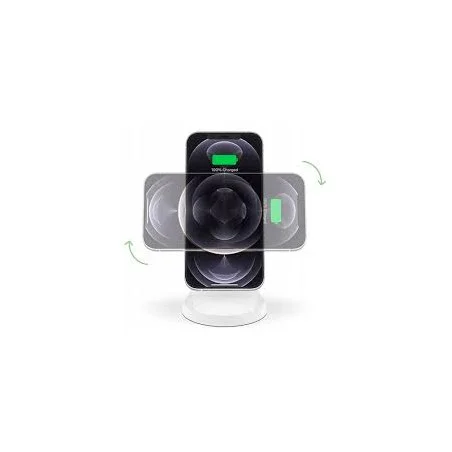 Support De Chargement Sans FIL WIB003VFWH + Adaptateur Secteur 7.5 W / Blanc - photo 9