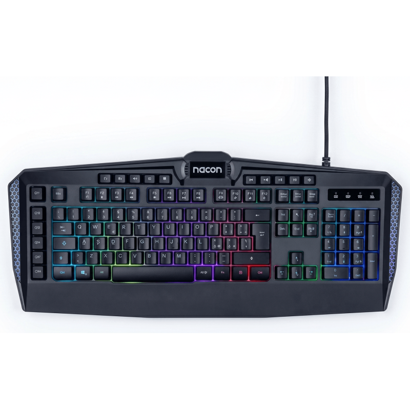 CLAVIER GAMER FILAIRE NACON PCCL-210FR RGB / NOIR - Nacon - photo 1