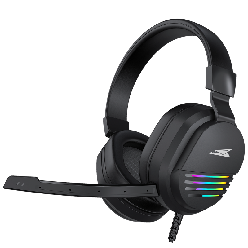 Micro-Casque Gaming Baracuda BGH-011 PEARL RGB / Noir - photo 1