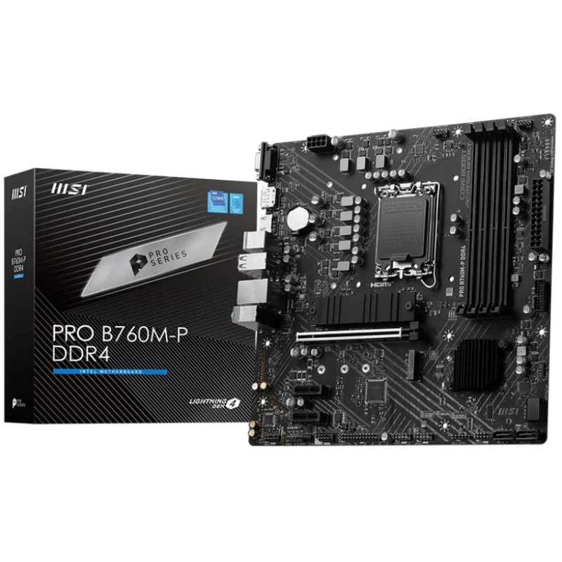 Carte mère MSI PRO B760M-P / Micro-ATX / DDR4