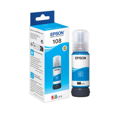 Bouteille d'encre Originale EPSON ECOTANK 108 / CYAN - Epson - photo 3