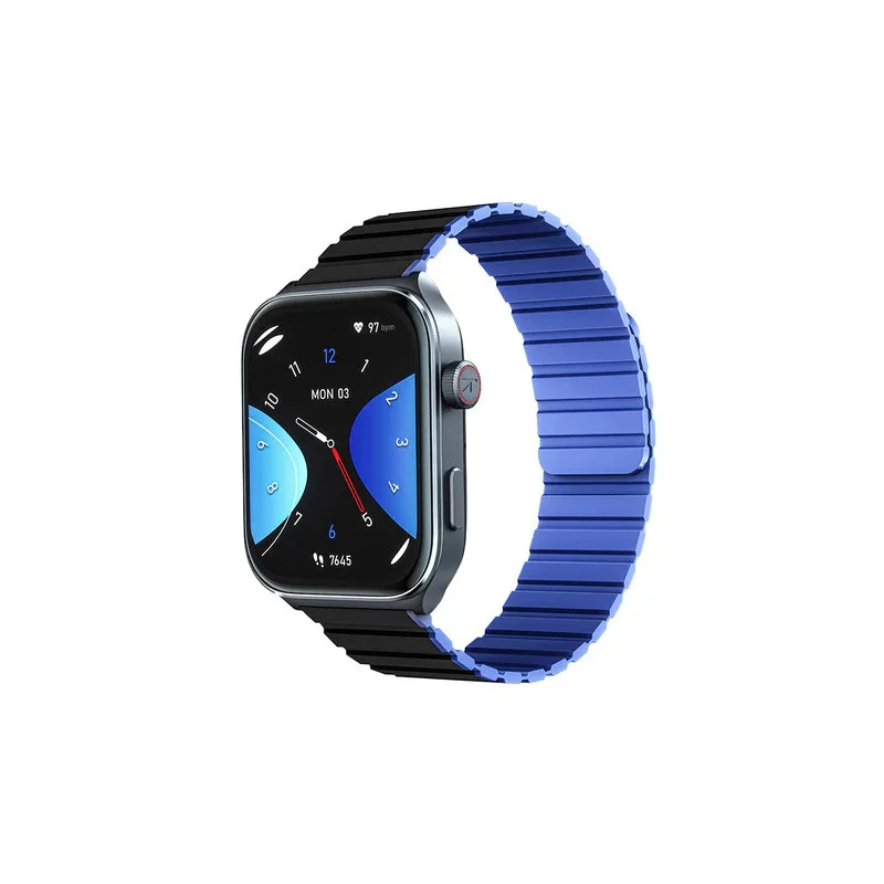 SMART WATCH KIESLECT KS2 / Bleu Avec Casque Bluetooth P9 Noir - photo 3