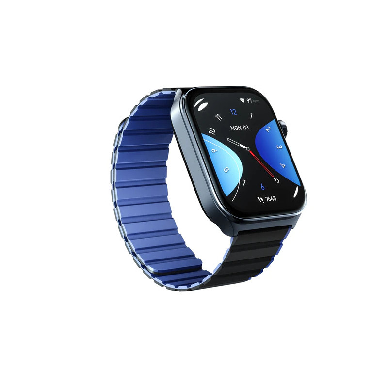 SMART WATCH KIESLECT KS2 / Bleu Avec Casque Bluetooth P9 Noir - photo 4