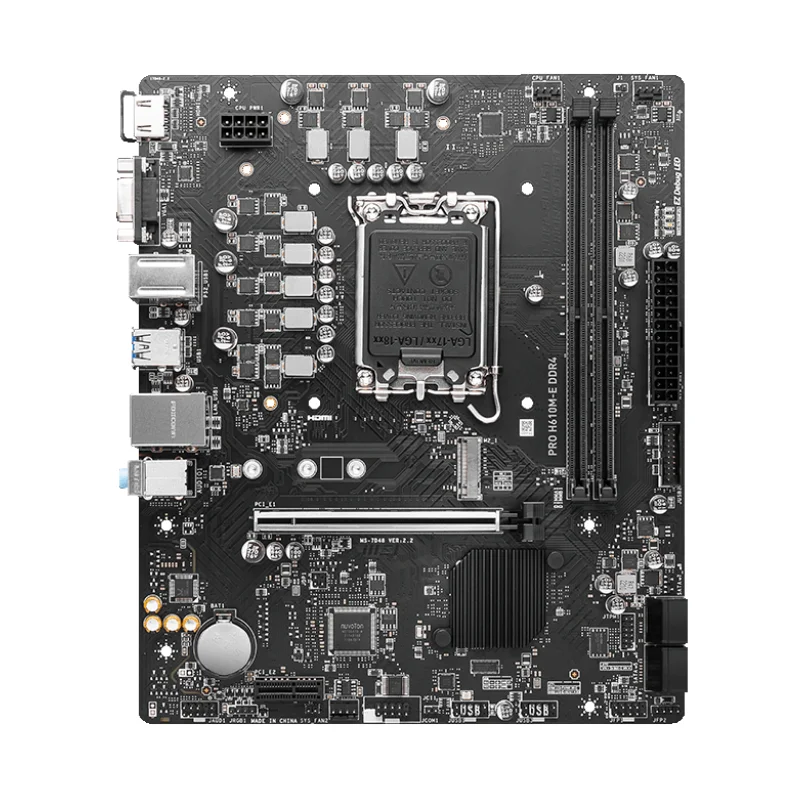 Carte mére MSI PRO H610M-E / Micro ATX / LGA1700 / DDR4 - MSI - photo 2