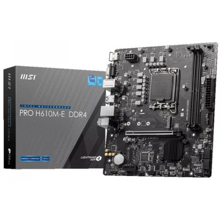 Carte mére MSI PRO H610M-E / Micro ATX / LGA1700 / DDR4 - MSI - photo 6