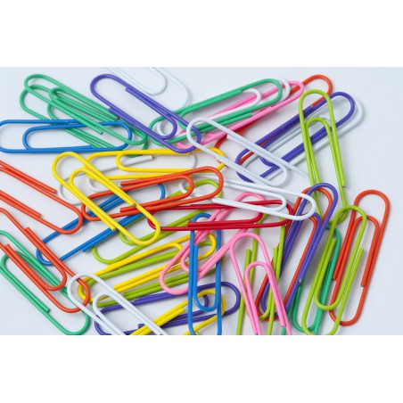 PAQUET 100X TROMBONES 28MM COULEUR MIX - photo 4