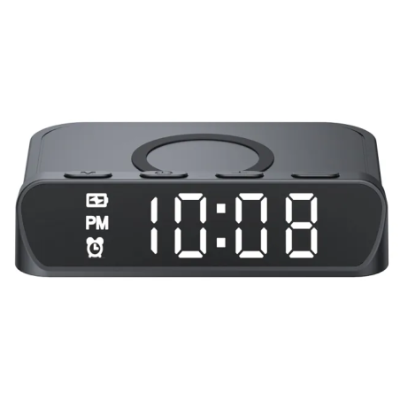 STATION DE CHARGE SANS FIL AVEC REVEIL D'ALARME HAVIT W3031 / NOIR - photo 5