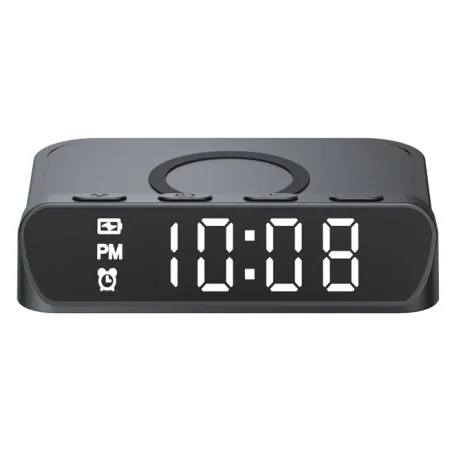 STATION DE CHARGE SANS FIL AVEC REVEIL D'ALARME HAVIT W3031 / NOIR - photo 5