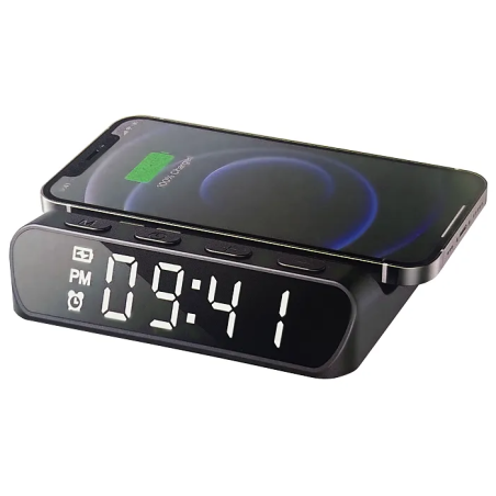 STATION DE CHARGE SANS FIL AVEC REVEIL D'ALARME HAVIT W3031 / NOIR - photo 8