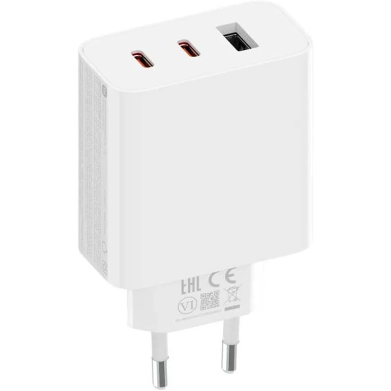 CHARGEUR Xiaomi  2C1A / USB-C / USB A / 67W / Blanc - Xiaomi - photo 1
