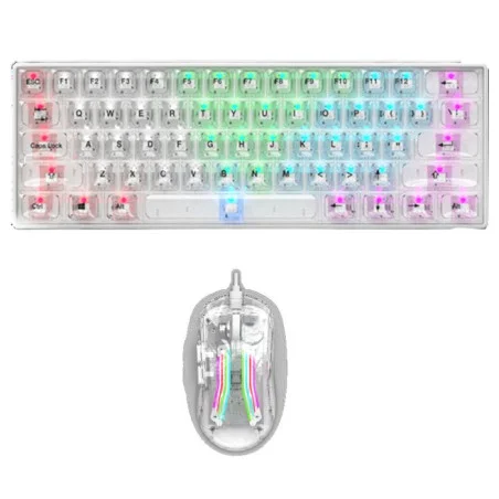 ENSEMBLE CLAVIER ET SOURIS GAMER FILAIRE STAR WAVE GCM1085 RGB / TRANSPARENT - photo 3