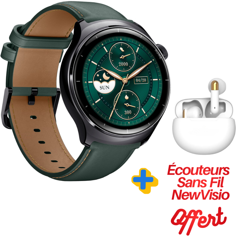 Montre connectée Mibro Lite 3 Pro 22mm / Vert Avec Écouteurs Sans Fil NewVisio Offert + STRAP MIBRO WATCH Lite 3 PRO GRIS - photo 1